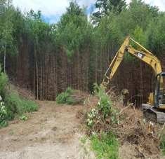 Excavation at New House Lot in Bridgton, Maine
