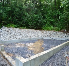 Cotton Lane Oxford Maine Garage Pad and Septic Tank System Expansion